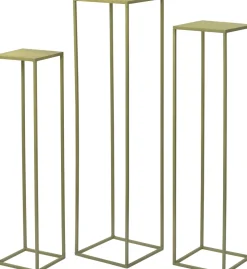 Intratuin bijzettafel Roel groen 22 x 22 x 90 cm