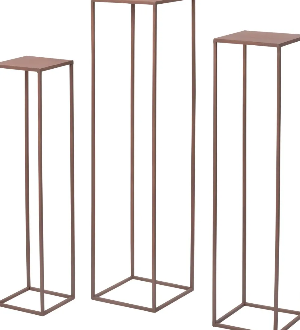 Intratuin bijzettafel Roel roze 19 x 19 x 80 cm