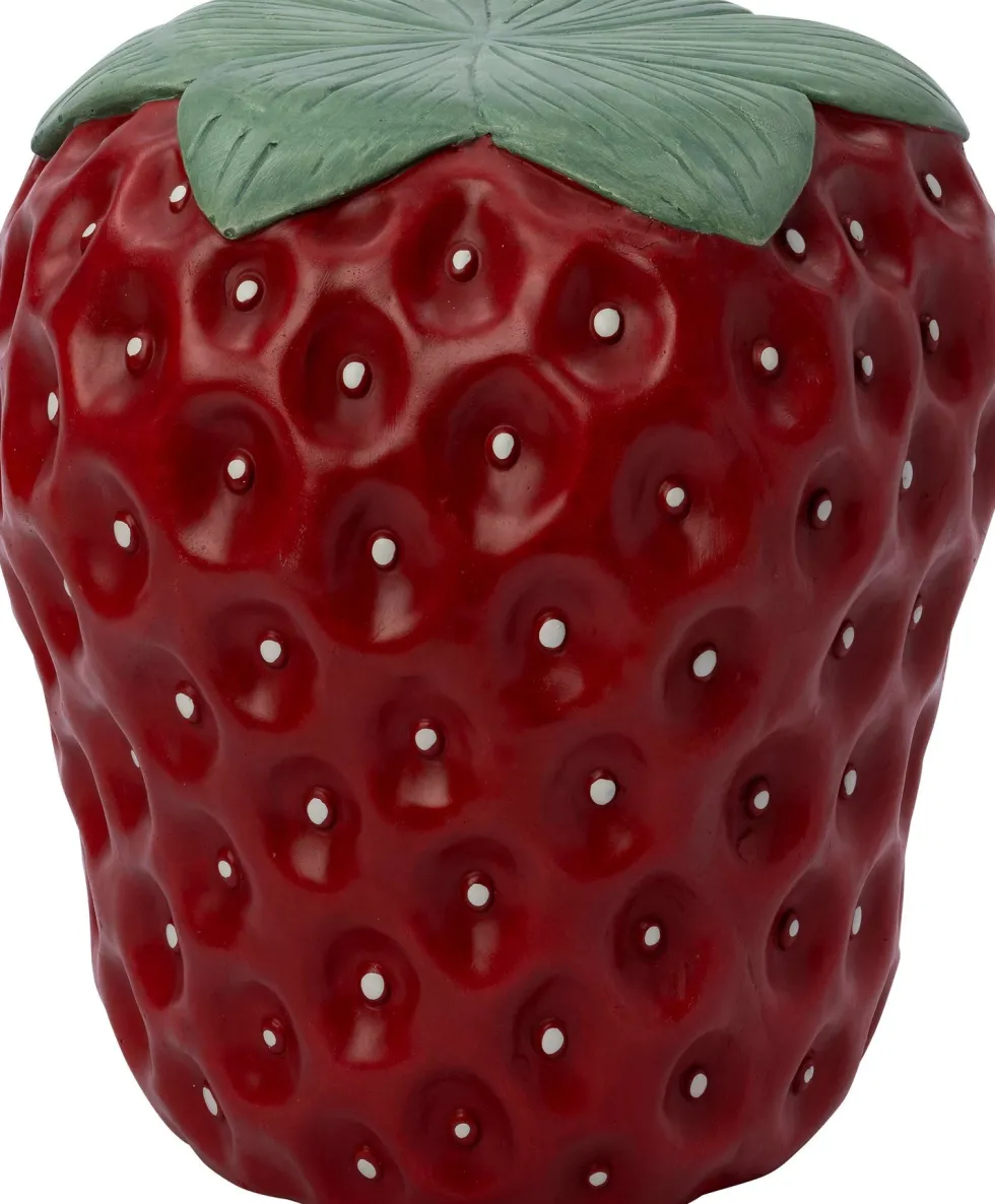 Intratuin bijzettafel Tibor aardbei rood D 39,5 H 43 cm