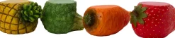 Intratuin bijzettafel Tibor aardbei rood 40 x 32 x 25,5 cm