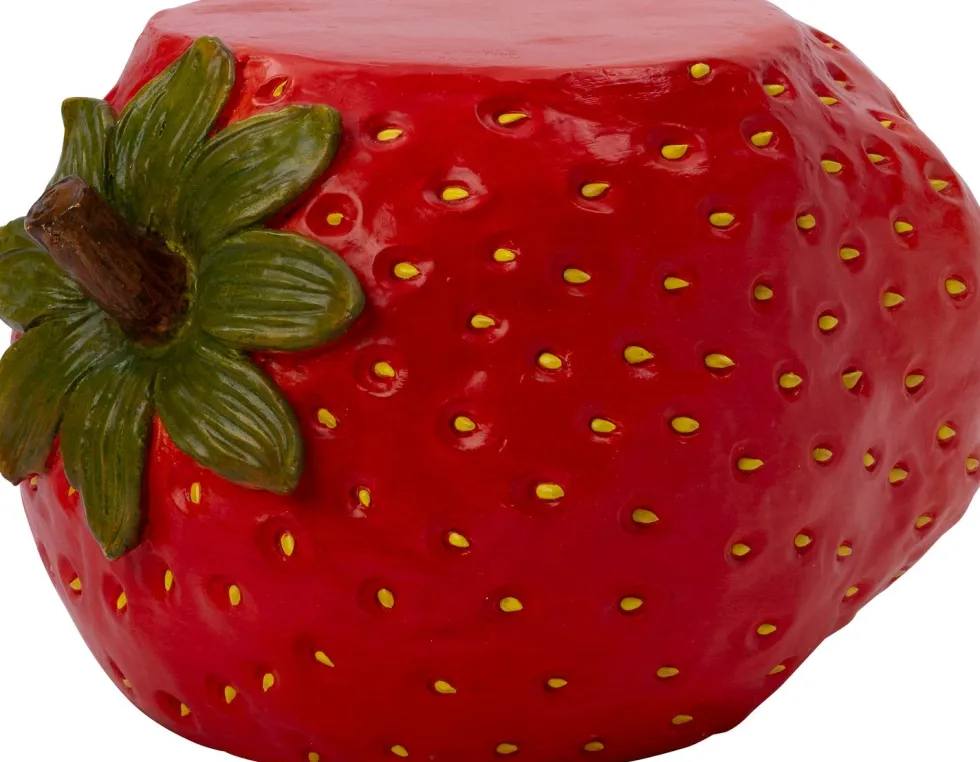 Intratuin bijzettafel Tibor aardbei rood 40 x 32 x 25,5 cm
