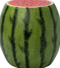 Intratuin bijzettafel Tibor watermeloen groen / rood D 44 H 43,5 cm