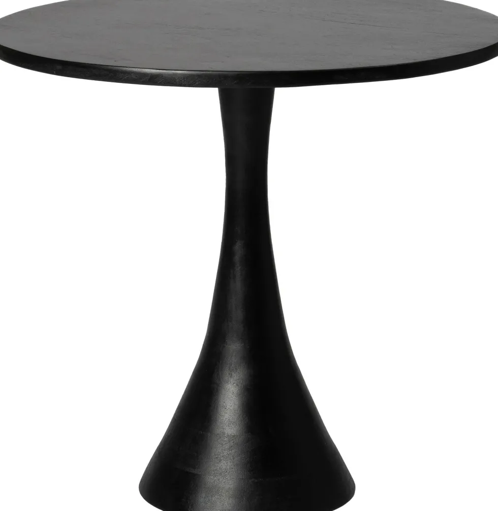Intratuin bijzettafel Toye zwart D 50 H 45 cm