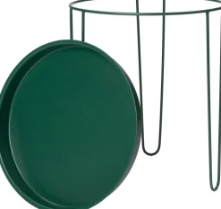 Intratuin bijzettafel Tray donkergroen D 39 H 45 cm