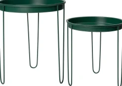 Intratuin bijzettafel Tray donkergroen D 39 H 45 cm