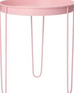 Intratuin bijzettafel Tray roze D 39 H 45 cm