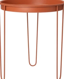 Intratuin bijzettafel Tray terracotta D 39 H 45 cm