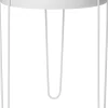 Intratuin bijzettafel Tray wit D 32,5 H 34,5 cm