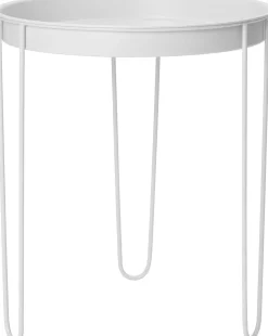 Intratuin bijzettafel Tray wit D 32,5 H 34,5 cm