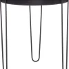 Intratuin bijzettafel Tray zwart D 39 H 45 cm