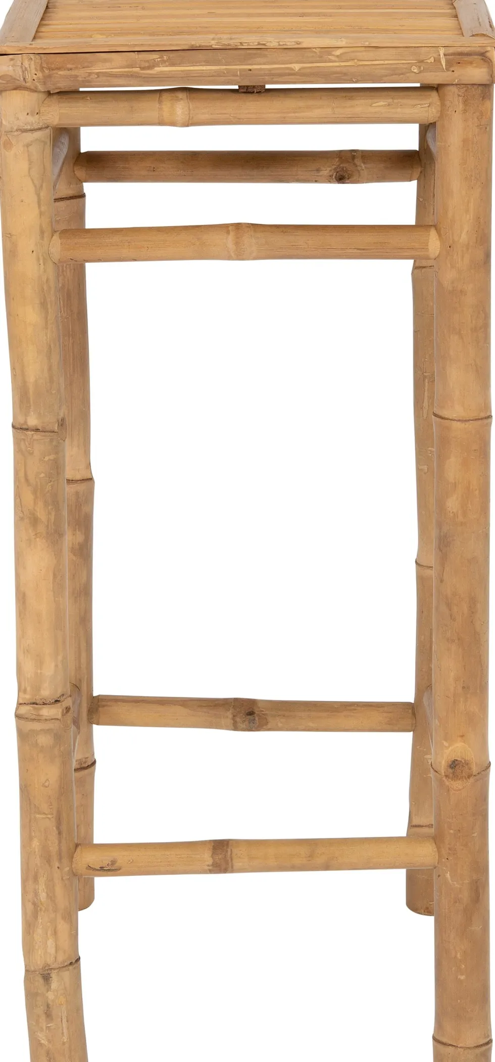 Intratuin bijzettafel Tropisch naturel 35 x 35 x 76 cm