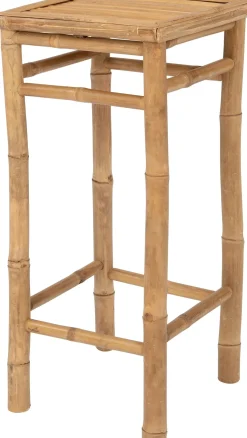 Intratuin bijzettafel Tropisch naturel 35 x 35 x 76 cm