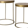 Intratuin bijzettafel Ubbe koper D 32 H 45 cm