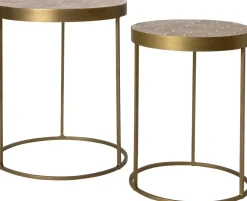 Intratuin bijzettafel Ubbe koper D 32 H 45 cm