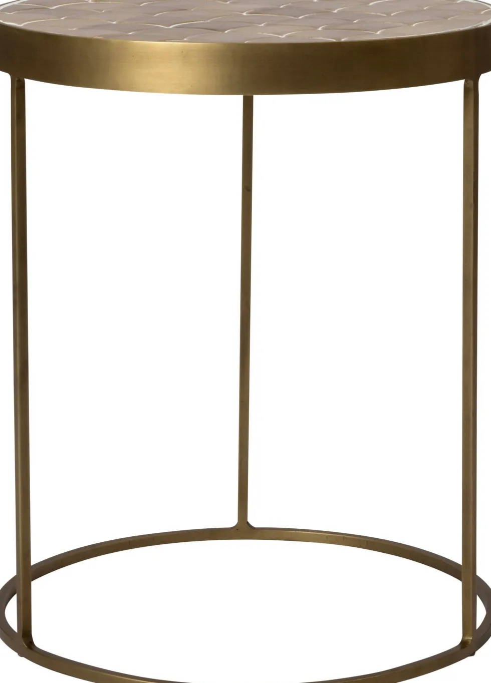 Intratuin bijzettafel Ubbe koper D 32 H 45 cm