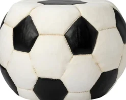 Intratuin bijzettafel voetbal zwart/wit 40,5 x 37,7 x 27 cm
