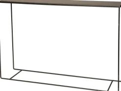Intratuin bijzettafel zwart 120 x 30 x 80 cm