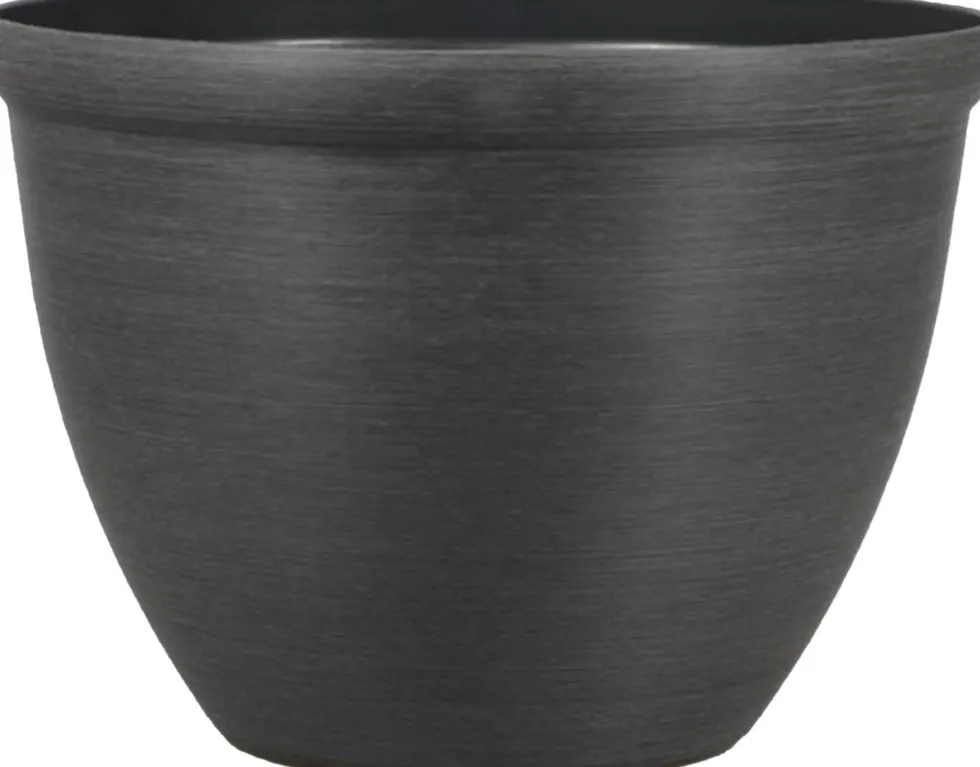 Intratuin bloempot Abel antraciet D 35 H 29 cm