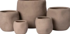 Intratuin bloempot Alta taupe D 24 H 23 cm