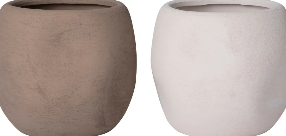 Intratuin bloempot Alta wit D 16 H 15 cm