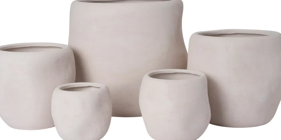 Intratuin bloempot Alta wit D 19,5 H 18 cm