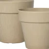 Intratuin bloempot Bram taupe D 30 H 29 cm