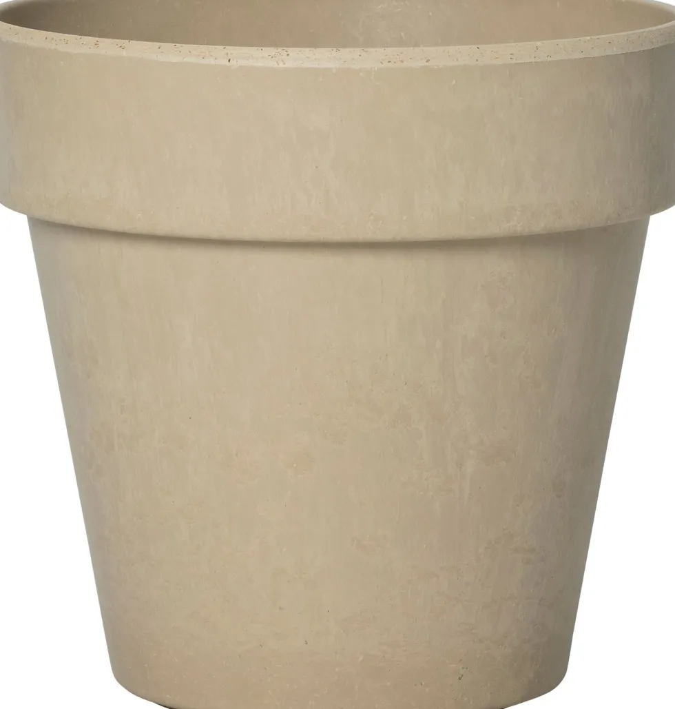 Intratuin bloempot Bram taupe D 30 H 29 cm