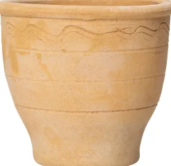 Intratuin bloempot Daan beige D 12 H 12 cm