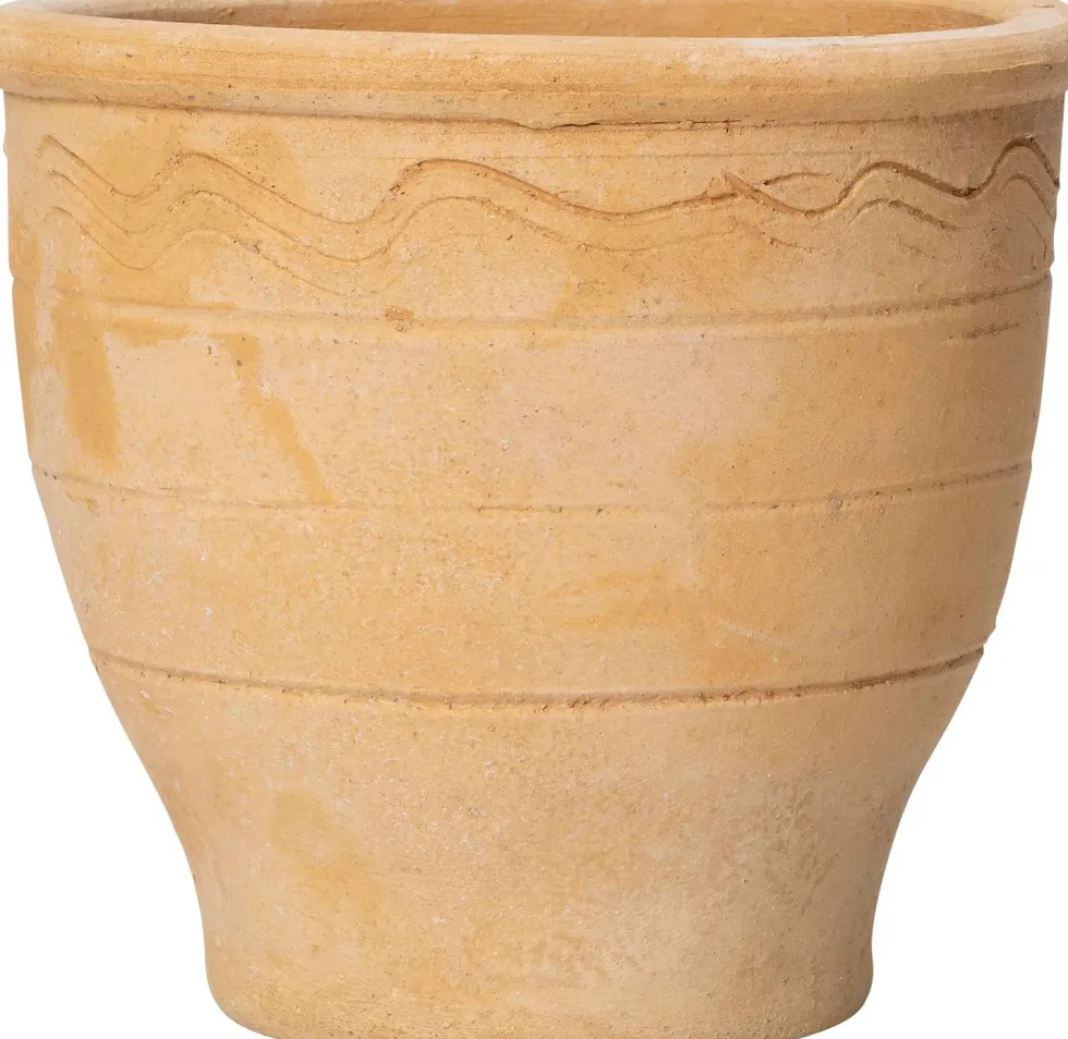 Intratuin bloempot Daan beige D 10 H 10 cm