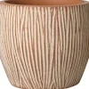 Intratuin bloempot Dave taupe D 29 H 24 cm