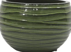 Intratuin bloempot Eddie groen D 55 H 36 cm