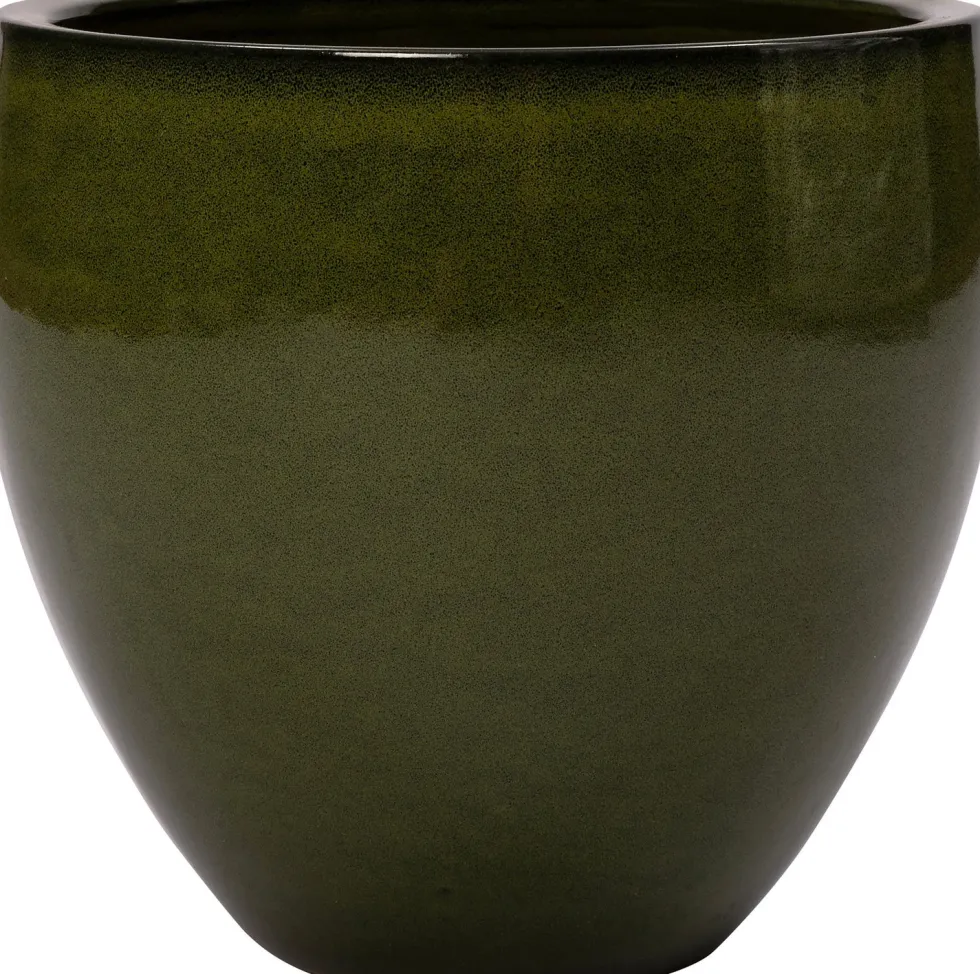 Intratuin bloempot Egg groen D 22 H 19 cm