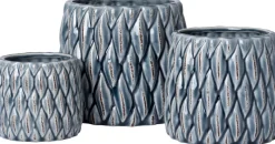 Intratuin bloempot Elle blauw D 13,7 H 12 cm