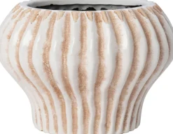 Intratuin bloempot Emaar crème D 14 H 10 cm
