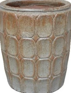 Intratuin bloempot Gabriel beige D 25 H 25 cm