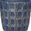 Intratuin bloempot Gabriel blauw D 39 H 38 cm