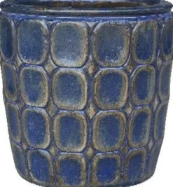 Intratuin bloempot Gabriel blauw D 39 H 38 cm