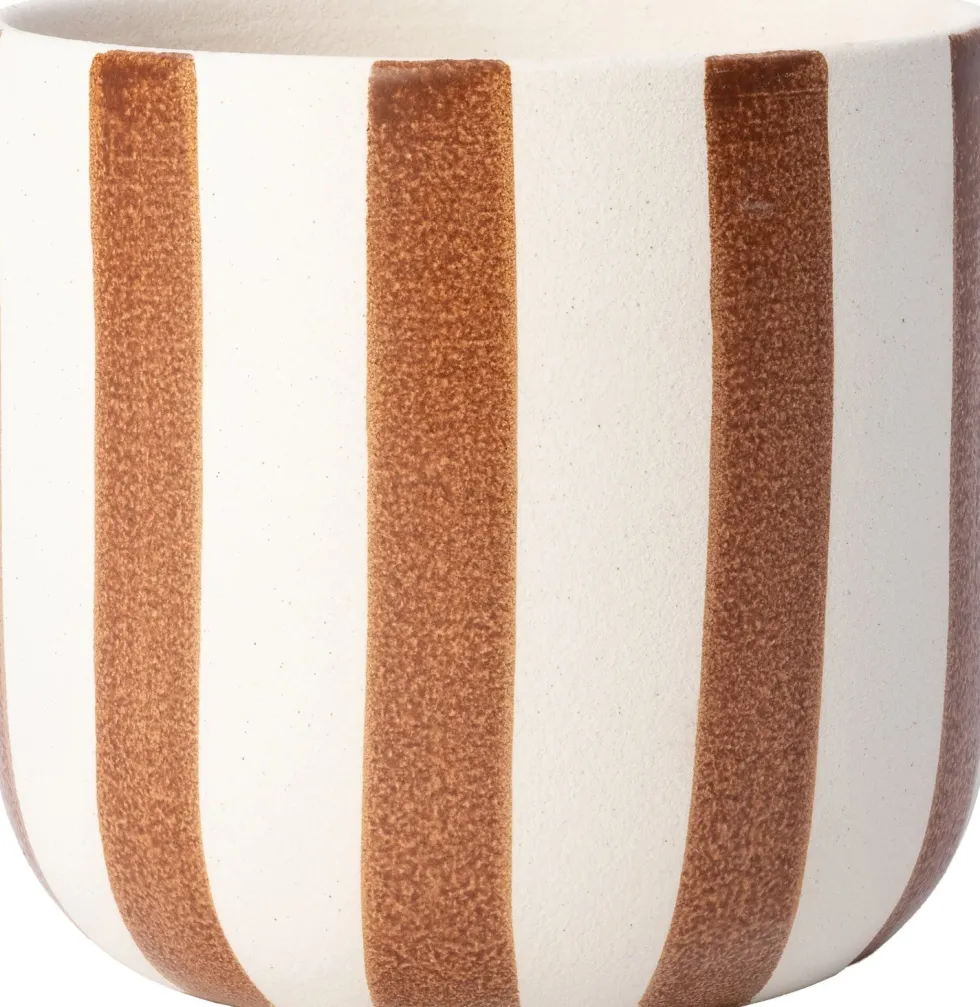 Intratuin bloempot Ginny bruin D 24 H 23 cm