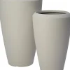 Intratuin bloempot Girona taupe D 44 H 70 cm
