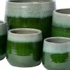 Intratuin bloempot Goro groen D 16 H 14 cm