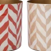 Intratuin bloempot Horta crème / rood D 15 H 15 cm