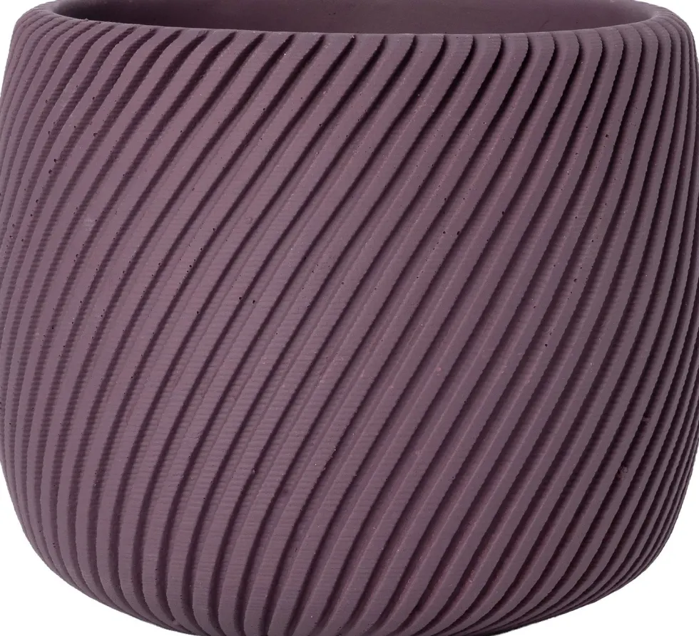 Intratuin bloempot Jela paars D 15 H 13 cm