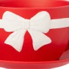 Intratuin bloempot Jody theekop strik rood 23 x 19 x 12 cm
