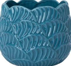Intratuin bloempot Josip blauw D 12 H 9,5 cm