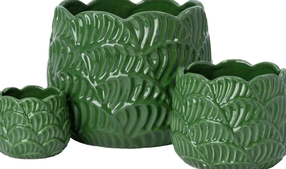 Intratuin bloempot Josip groen D 8 H 6,5 cm