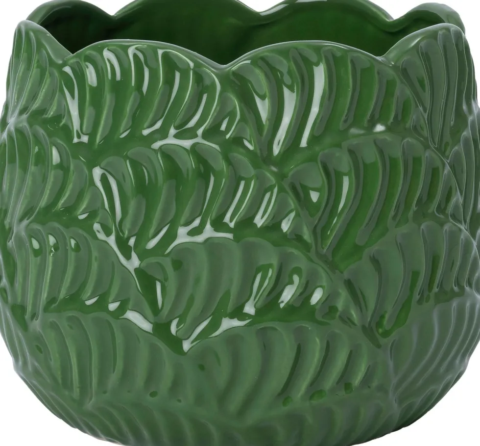 Intratuin bloempot Josip groen D 8 H 6,5 cm