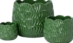 Intratuin bloempot Josip groen D 12 H 9,5 cm