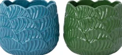 Intratuin bloempot Josip groen D 12 H 9,5 cm