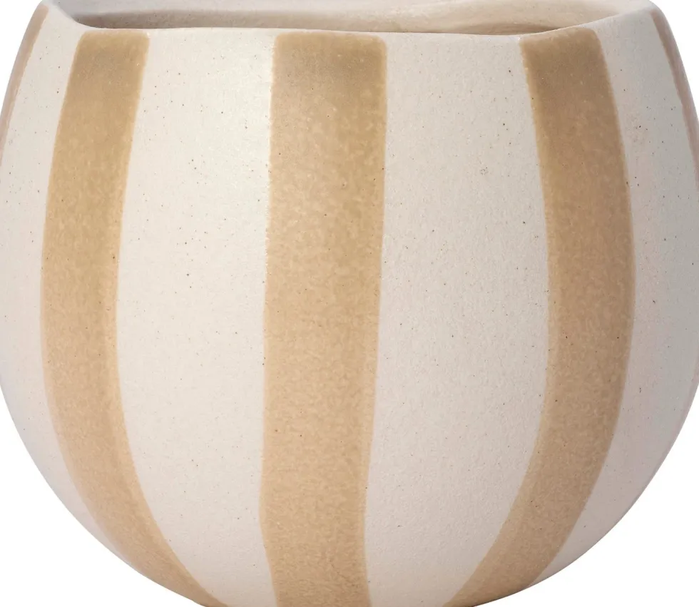 Intratuin bloempot Jude beige D 20,7 H 16,8 cm