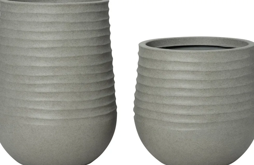 Intratuin bloempot Lars grijs D 53 H 49 cm